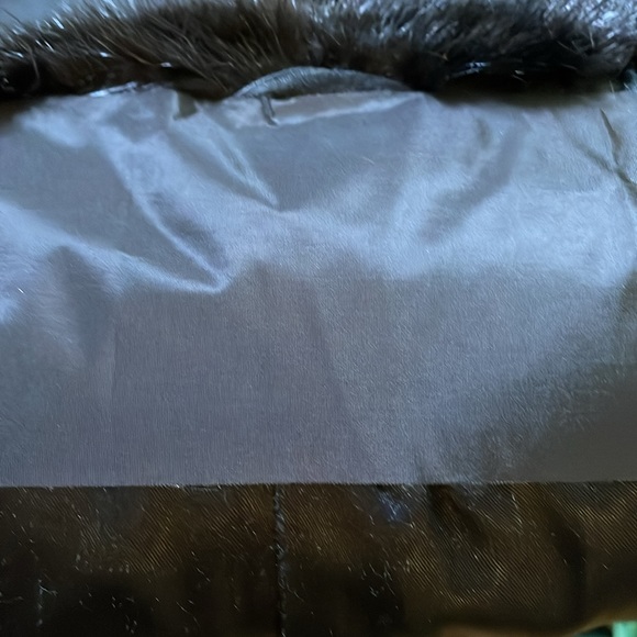 BlackGlamma Mink Full Length Designer Herringbone Coat 10 --12 - Picture 9 of 9